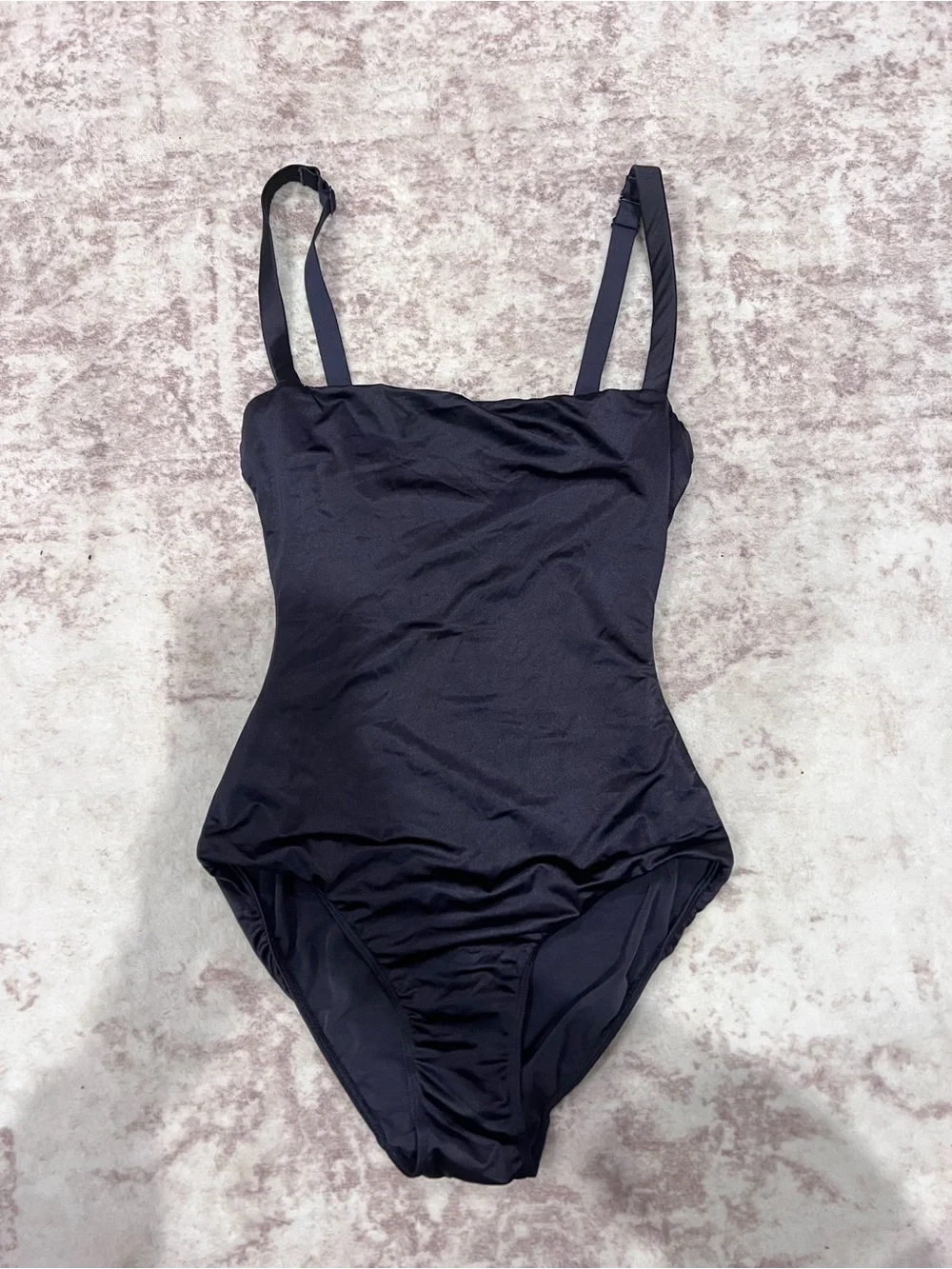 Skims Gunmetal Black One Piece Swimsuit
